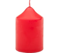 Свеча Антей Candle бочонок 40x60 мм, цвет: красный 5070933