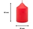 Свеча Антей Candle бочонок 40x60 мм, цвет: красный 5070933 2