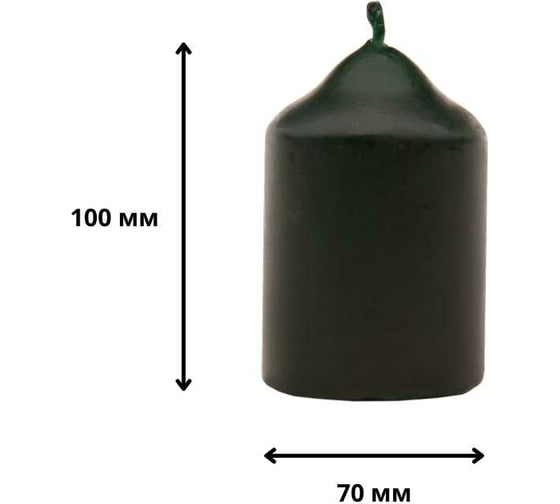 Свеча Антей Candle бочонок 70x100 мм, цвет: коричневый, запах: кофе 50710549