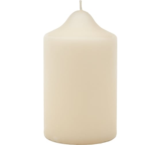 Свеча Антей Candle бочонок 70x100 мм, цвет: белый, запах: кокос 50710546