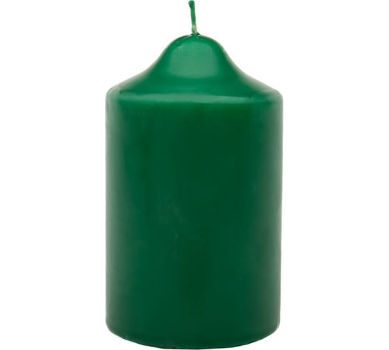 Свеча Антей Candle бочонок 70x100 мм, цвет: зеленый, запах: можжевельник 50710548