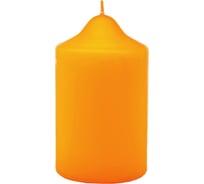 Свеча Антей Candle бочонок 70x100 мм, цвет: оранжевый, запах: мультифрукт 50710554