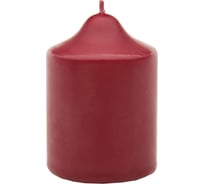 Свеча Антей Candle бочонок 40x60 мм, цвет: бордо, запах: лесные ягоды 5070921