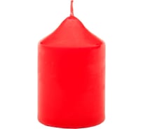 Свеча Антей Candle бочонок 70x100 мм, цвет красный 50701022