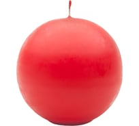 Свеча Антей Candle шар диаметр 60 мм, цвет красный 5070462