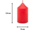 Свеча Антей Candle бочонок 70x120 мм, цвет красный 50741022 2
