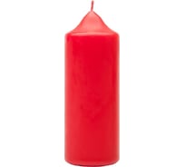 Свеча Антей Candle бочонок 70x180 мм, цвет красный 50710822