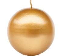 Свеча Антей Candle шар диаметр 60 мм, цвет золото 5070403