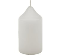 Свеча Антей Candle бочонок 50x120 мм, цвет белый 5074820