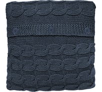 Вязаный чехол на подушку QWERTY с пуговицами 66512