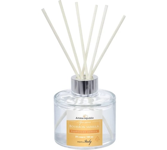Ароматический диффузор Aroma republic Italy Бурбонная ваниль 100 мл 90031