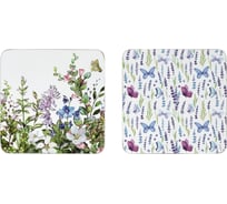 Пробковая подставка MARMITON Цветы 9.5x9.5 см, 2 шт, дизайн в ассортименте 17387