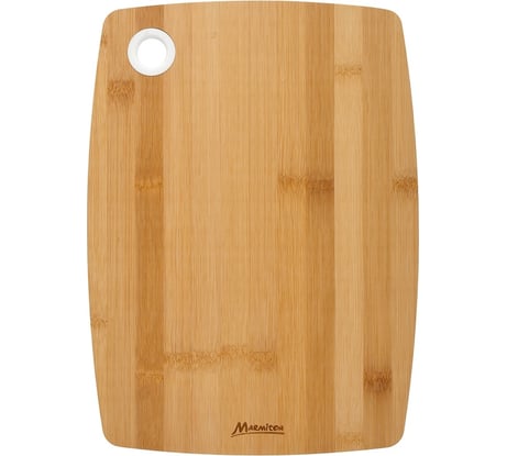Разделочная доска MARMITON бамбук, силикон, 35x25.5x0.9 см 17706