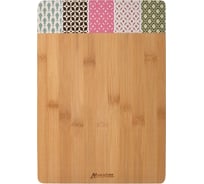 Разделочная доска MARMITON Пэчворк бамбук, 33x23x1 см 17705