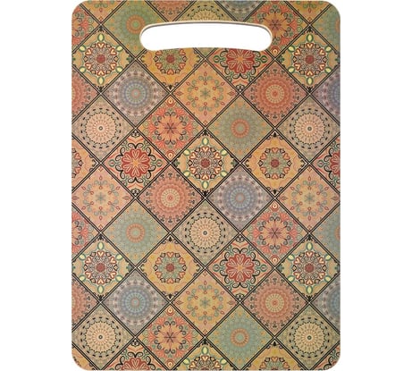 Разделочная деревянная доска MARMITON Орнамент 29x21x0.6 см 17651