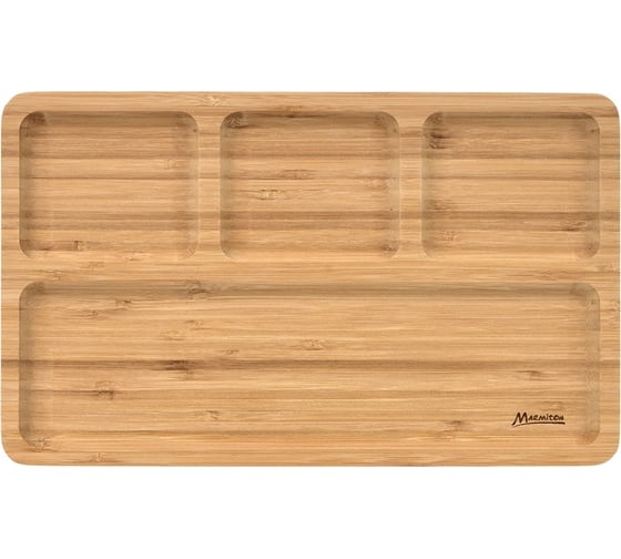 Менажница MARMITON бамбук, 33x20x1.8 см 17632