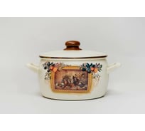 Глубокая кастрюля METROT Эксклюзив Картина с крышкой, металлические ручки, 4.0 л 127848