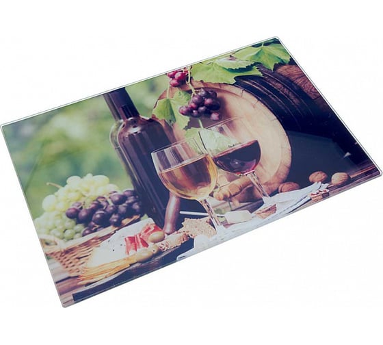 Стеклянная разделочная доска Alpenkok AK-9034 Мадейра 20x30 см 24 Р1-00006282