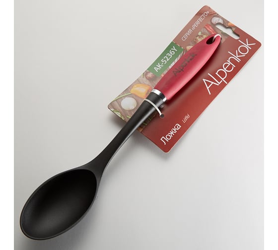 Поварская ложка Alpenkok AK-5236Y Perfecto 34 см 72/36 бордо 0R-00006271