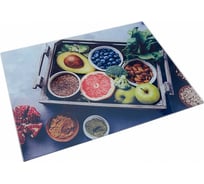 Стеклянная разделочная доска Alpenkok AK-9035 Фитнесс 30x40 см 12 Р1-00006283