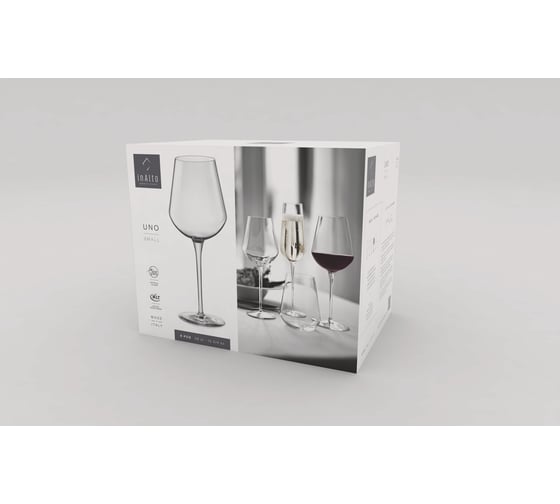 Бокалы для вина Bormioli Rocco INALTO UNO SMALL 380 мл набор из 6 шт 2/80 Б0045298