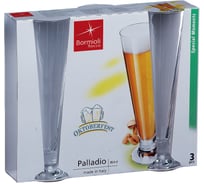 Бокалы для пива Bormioli Rocco PALLADIO 390 мл, набор 3 шт 5/160 Б0043982