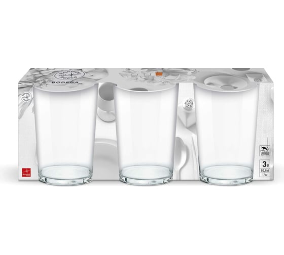 Бокалы для пива Bormioli Rocco BODEGA MAXI 510 мл, набор 3 шт 9/162 Б0043985