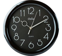 Настенные часы DELTA DT-0127 28 см 10, черный 0R-00000900