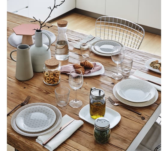 Набор обеденных тарелок Bormioli Rocco CERAMIC BEIGE 430133 27 см 6 шт Б0052604
