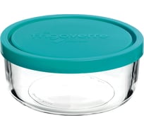 Круглый контейнер Bormioli Rocco FRIGOVERRE B3884601 D12 см 450 мл с крышкой 12/576 Б0020638