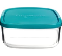 Квадратный контейнер Bormioli Rocco FRIGOVERRE B3889101 22x22 см 3400 мл с крышкой 4/112 Б0020648