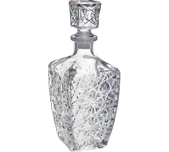 Набор для виски Bormioli Rocco DEDALO WHISKY 7 предметов графин, стаканы 260 мл 6 шт 6/108 Б0046257