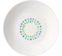 Суповая круглая тарелка Bormioli Rocco MEDITERRANEO 419330 опаловое стекло 22 см Б0054427
