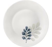 Десертная круглая тарелка Bormioli Rocco BOTANICA 480190 опаловое стекло 20 см Blue Б0054429