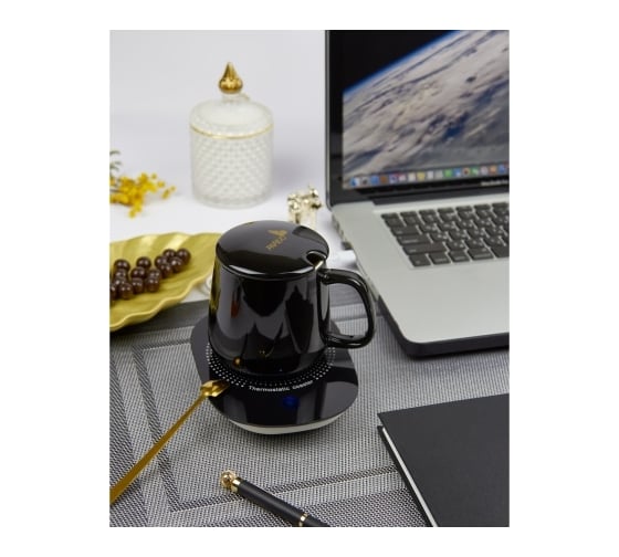 Кружка PAPILIO HOME с USB подогревом черный HCS-BLACK_001-380