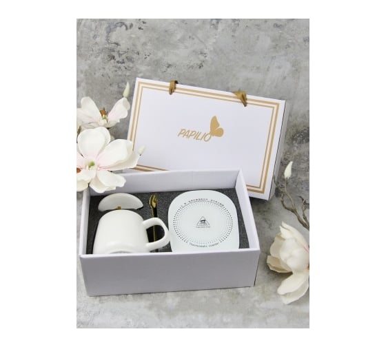 Кружка PAPILIO HOME с USB подогревом белый HCS-W_002-380