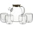 Набор PAPILIO HOME заварочный чайник 1.6 л с четырьмя кружками TGM 004-1600 1