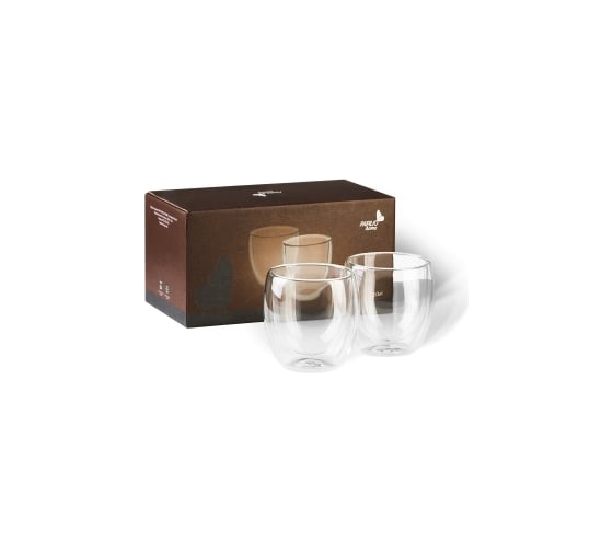 Стаканы PAPILIO HOME с двойными стенками 2 шт 250 мл GTС_002-250