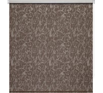 Рулонная штора Decofest Блэкаут Муар Коричневый, 180x175 А0000003040