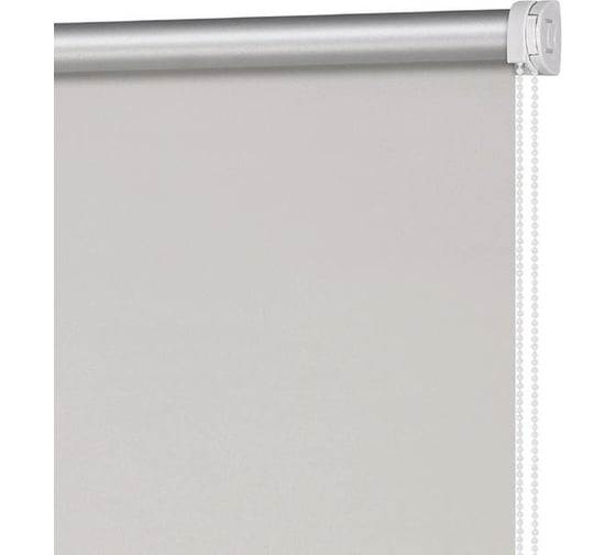 Рулонная штора Decofest Блэкаут Плайн Морозный Серый, 100x160 А0000018336 1