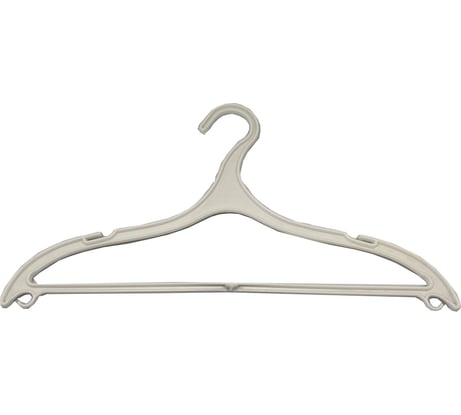 Двухместная простая вешалка Осколпласт размер 50 серая 291-04