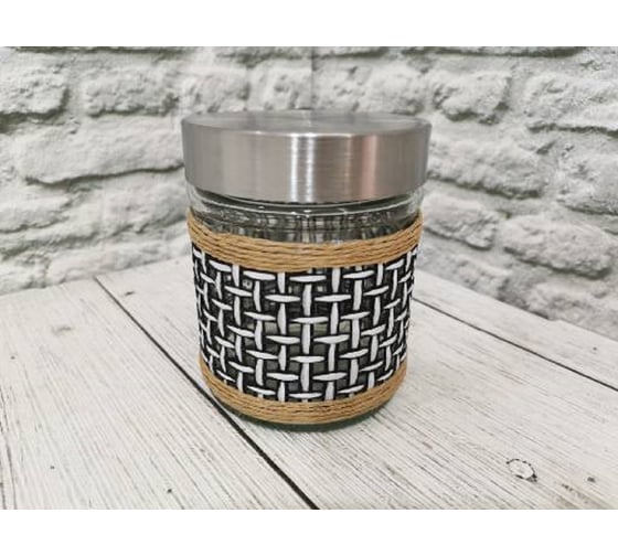 Банка для сыпучих продуктов Bikson КАНТРИ ПС7549 1