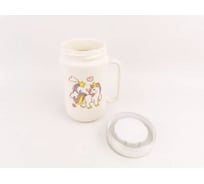 Керамическая кружка Bikson 400 мл с зеркальной крышкой ТП16004