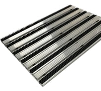 Грязезащитная придверная решетка ООО ПК ЦентрВход Эксперт щетка-широкий скребок, 390х590 мм 731EX009