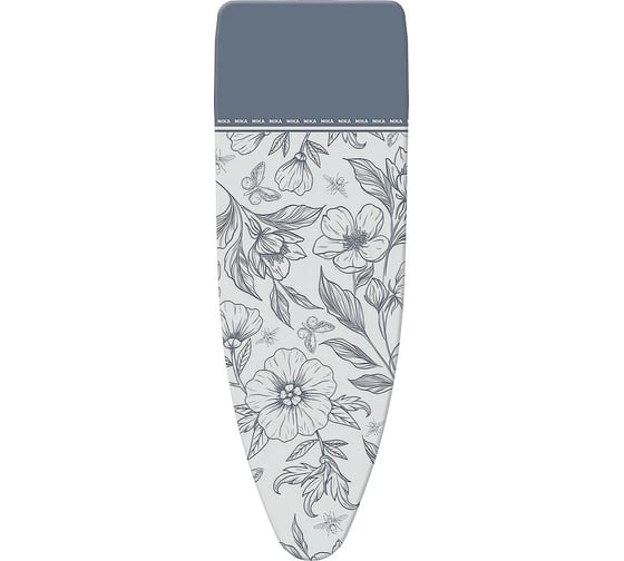 Универсальный чехол для гладильной доски Nika ЧА3/СерыеЦветы 1