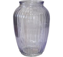 Ваза Никольский завод Луана 2 h24 см, лаванда, светотехническое стекло 066242