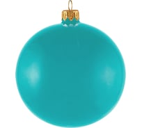 Стеклянный шар Волшебная страна 100 мм, бирюза, глянец 103545