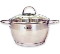 Кастрюля Ladina DIANA из нержавеющей стали, 18 см, 2.2 л 68018
