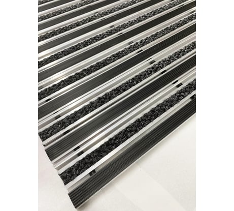 Грязезащитная придверная решетка ООО ПК ЦентрВход Эксперт ворс-широкий, скребок, 390х590 см 731EX010