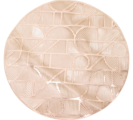 Сервировочная салфетка Рыжий кот PVR-07 Геометрия, диаметр 38 см 103970